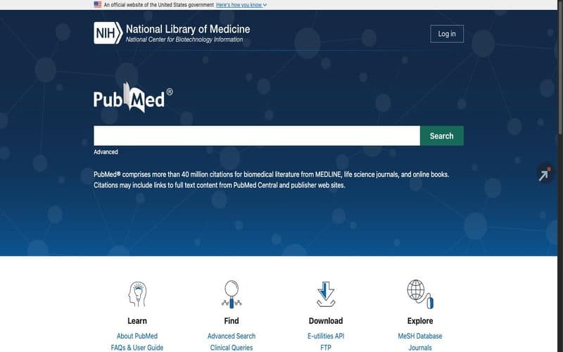 PubMed home page